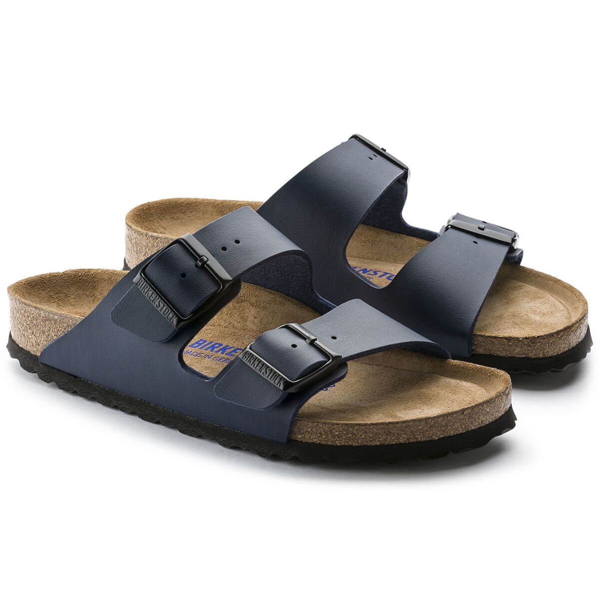 BIRKENSTOCK CIABATTA ARIZONA SOFT 051063 BLU NARROW FIT - immagine 3