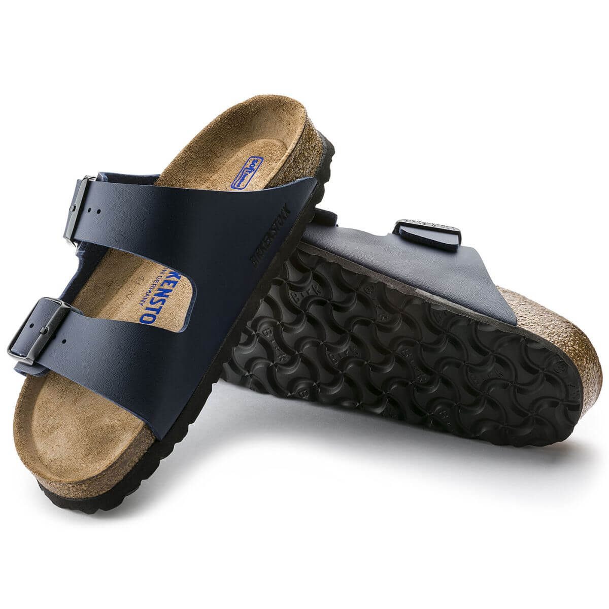 BIRKENSTOCK CIABATTA ARIZONA SOFT 051063 BLU NARROW FIT - immagine 4
