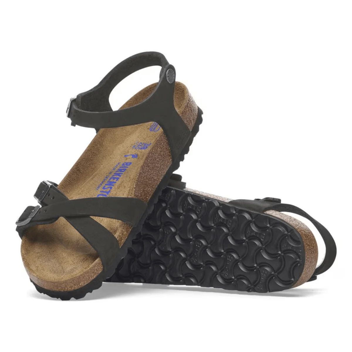 BIRKENSTOCK SANDALO KUMBA SOFT 1029526 NERO NARROW FIT - immagine 6