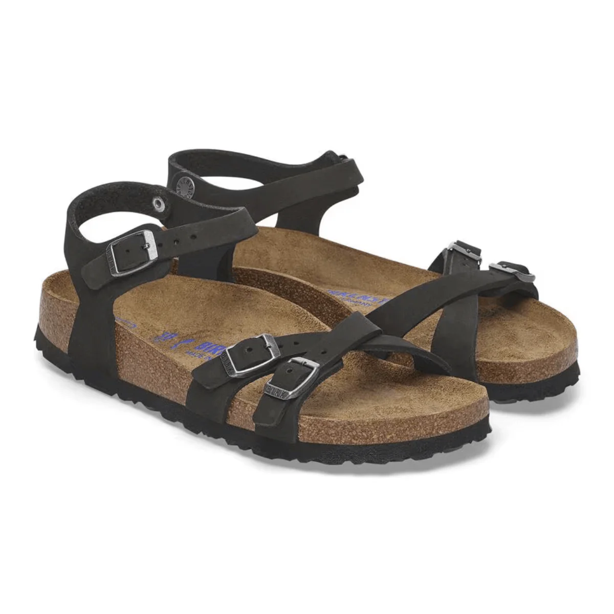 BIRKENSTOCK SANDALO KUMBA SOFT 1029526 NERO NARROW FIT - immagine 3