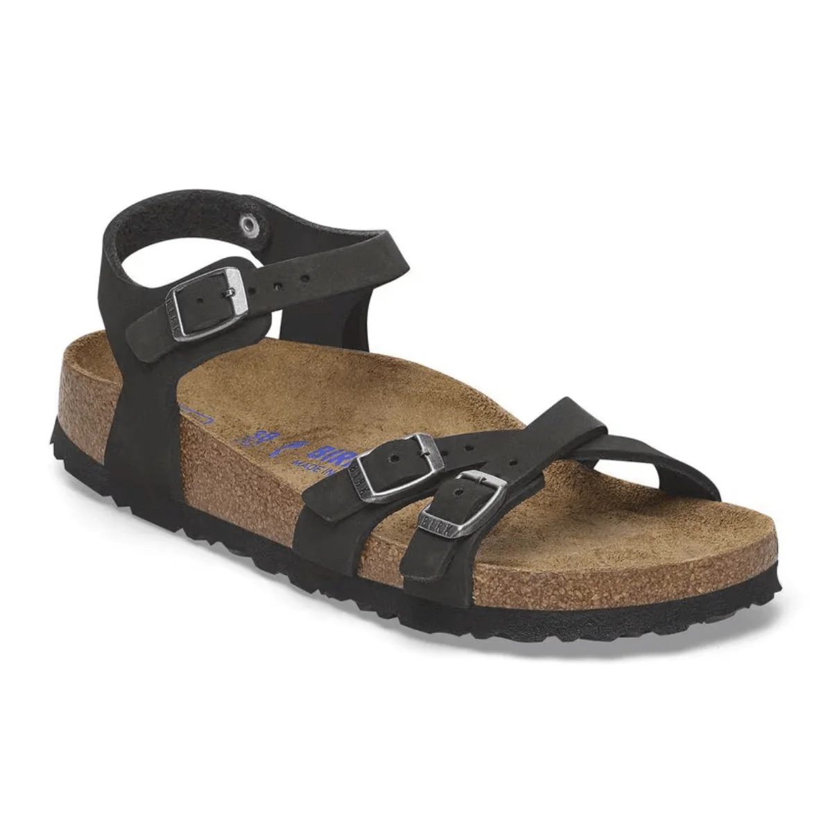BIRKENSTOCK SANDALO KUMBA SOFT 1029526 NERO NARROW FIT - immagine 2