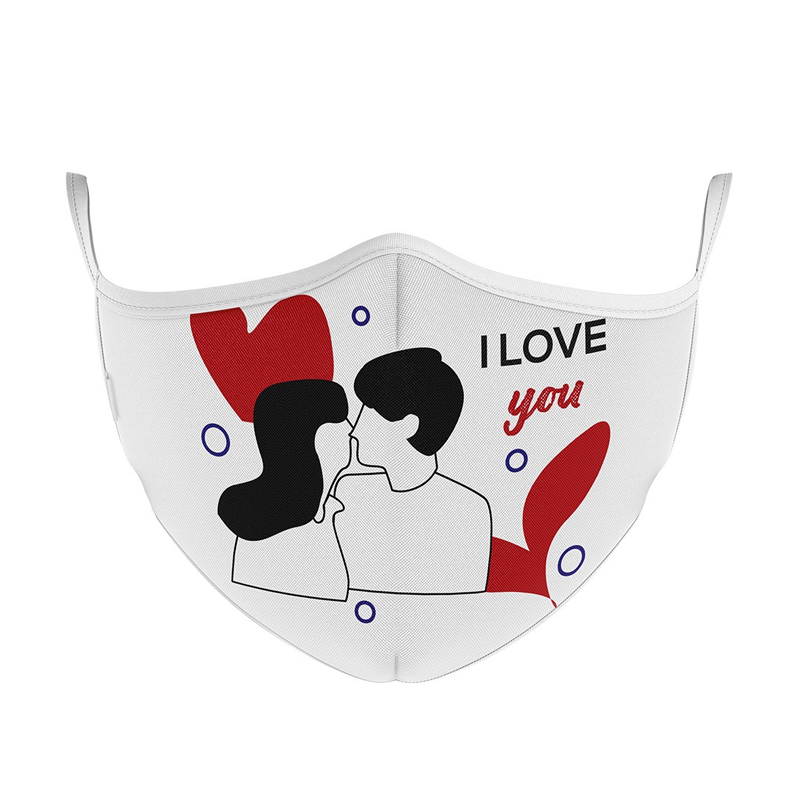 MASCHERINA ULTRA STYLE IN TNT DOPPIO STRATO – ILOVEYOU-L