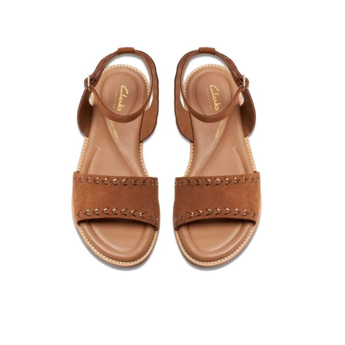 CLARKS SANDALO MARITIME MAY 176291 TAN - immagine 4