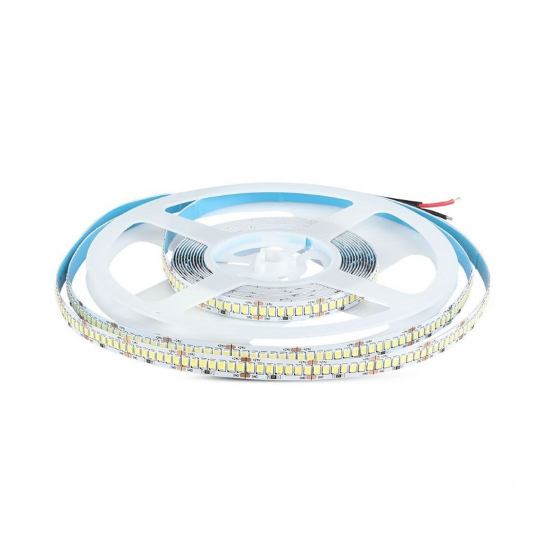 STRIP LED 5 METRI 24V 18W/MT IP20 3000°K V-TAC VT-2835-240-2599 - immagine 2