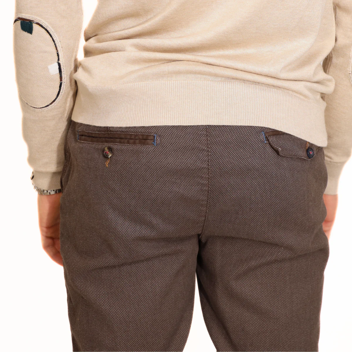 BERNA PANTALONE 246109618 MARRONE - immagine 5