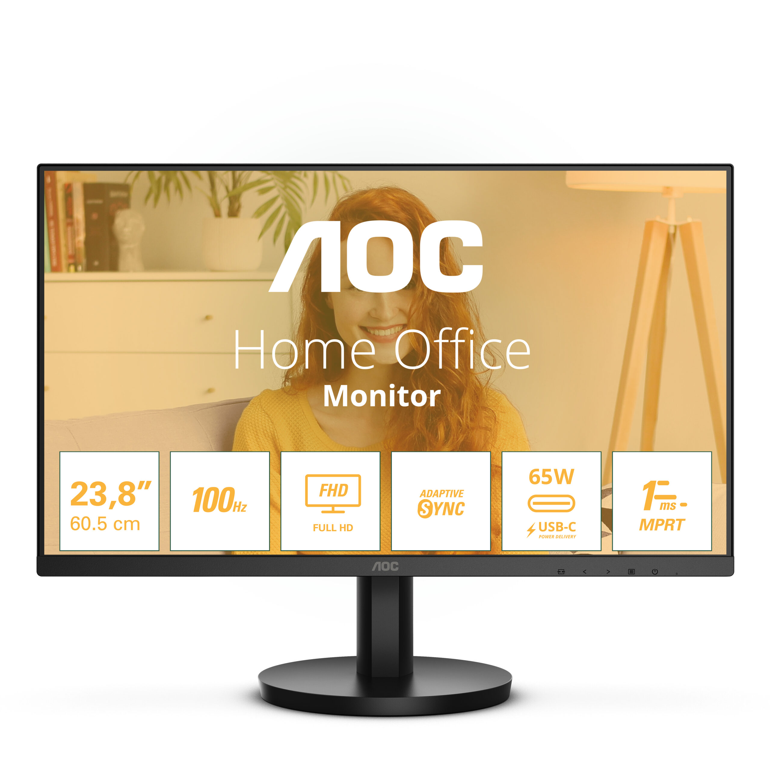 MON. 23.8 AOC FHD IPS 100HZ HDMI