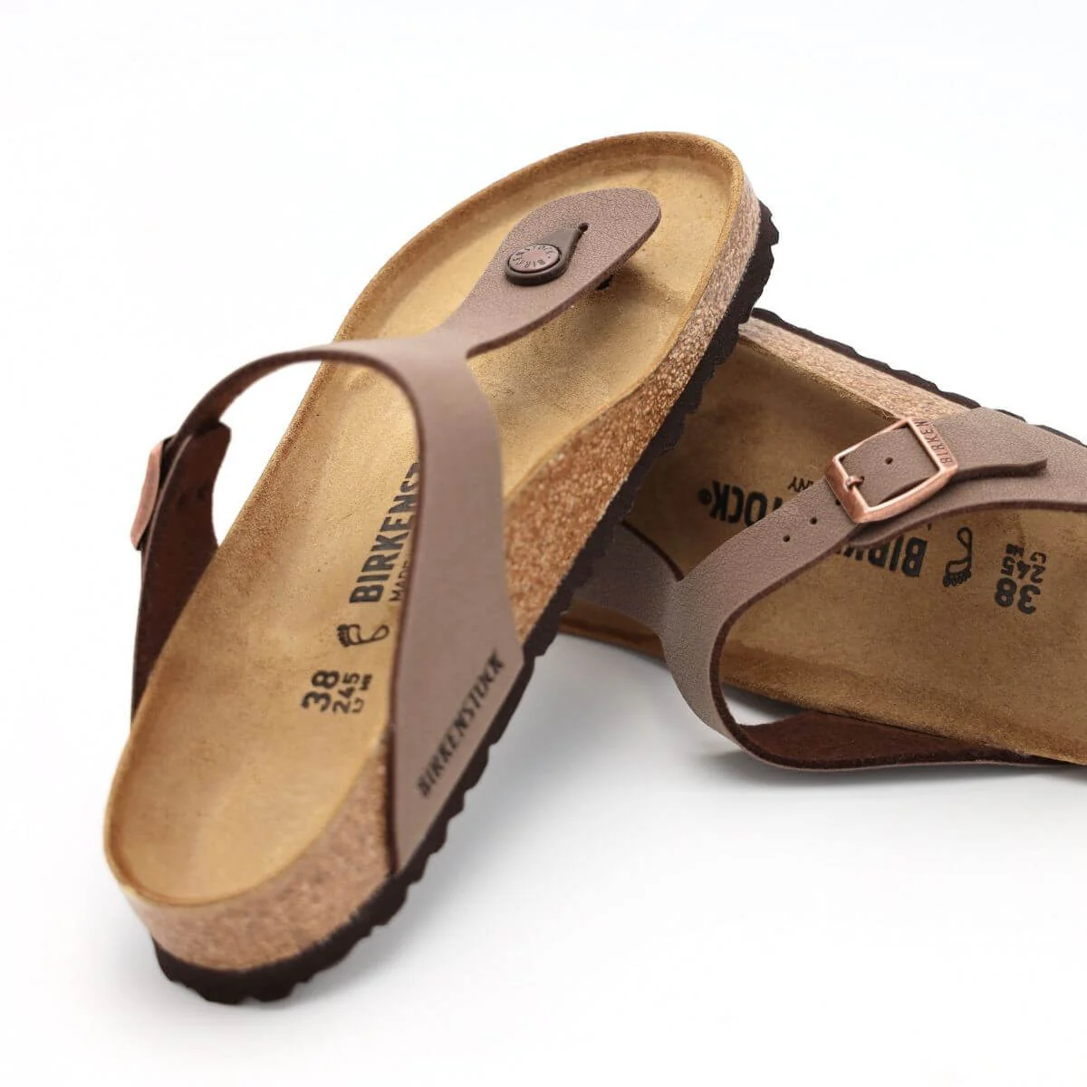 BIRKENSTOCK INFRADITO GIZEH 43751 MOCCA REGULAR FIT - immagine 3