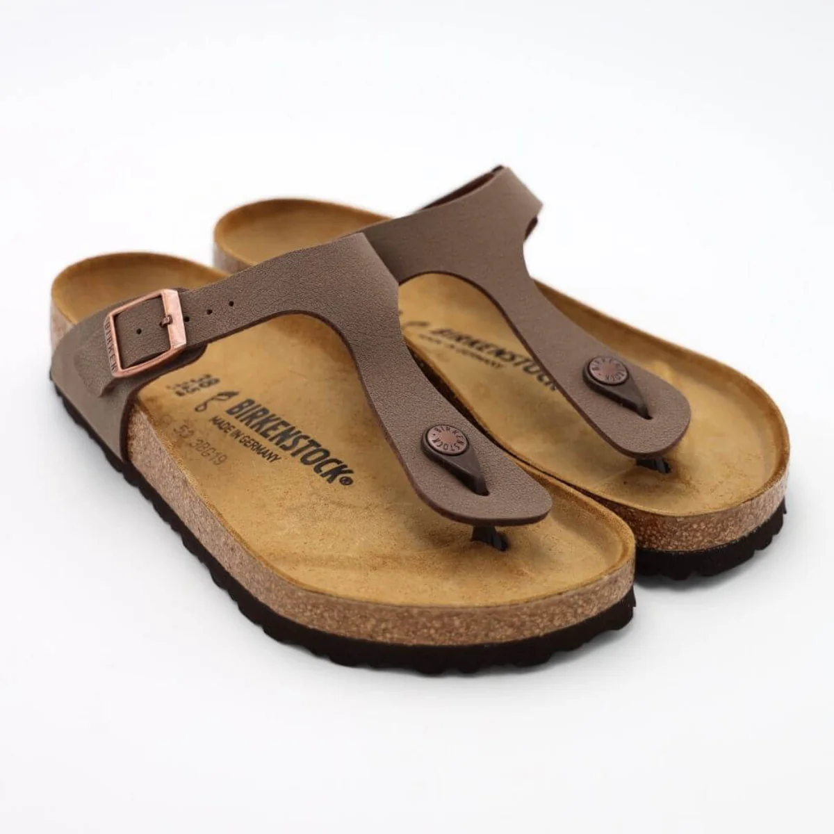 BIRKENSTOCK INFRADITO GIZEH 43751 MOCCA REGULAR FIT - immagine 2