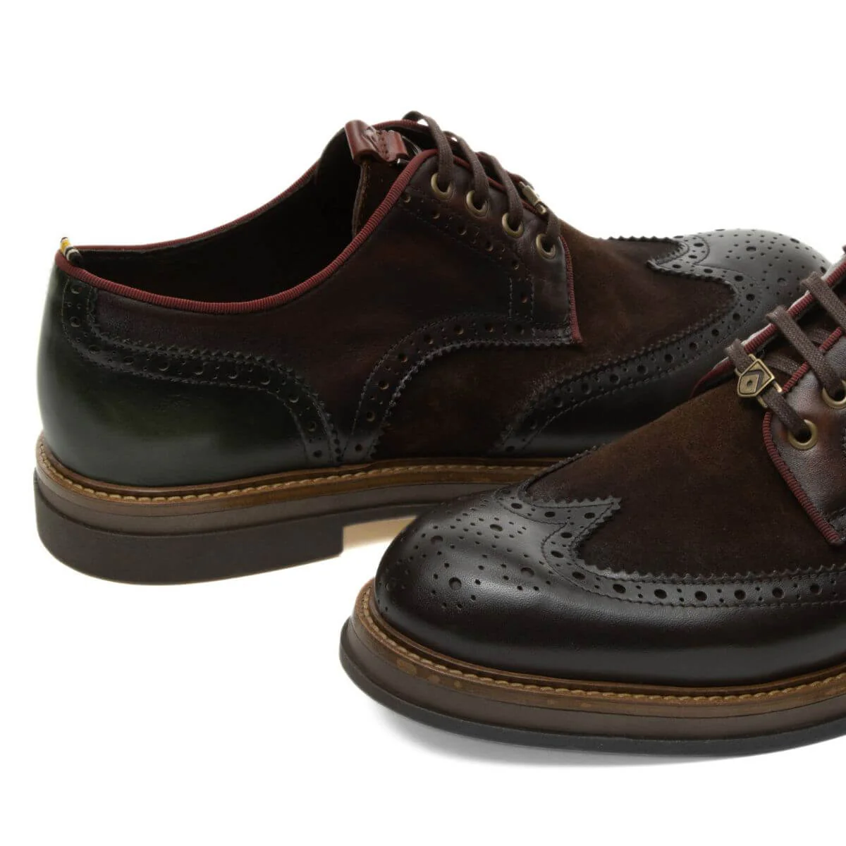 AMBITIOUS STRINGATA 12391C-6565AM MARRONE - immagine 3