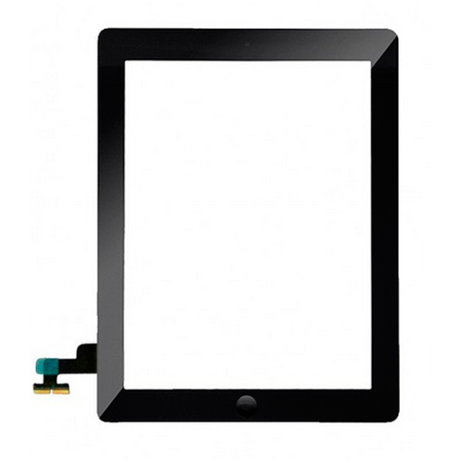 Touchscreen +tasto interno Nero (A++) compreso biadesivo – Apple iPad 2