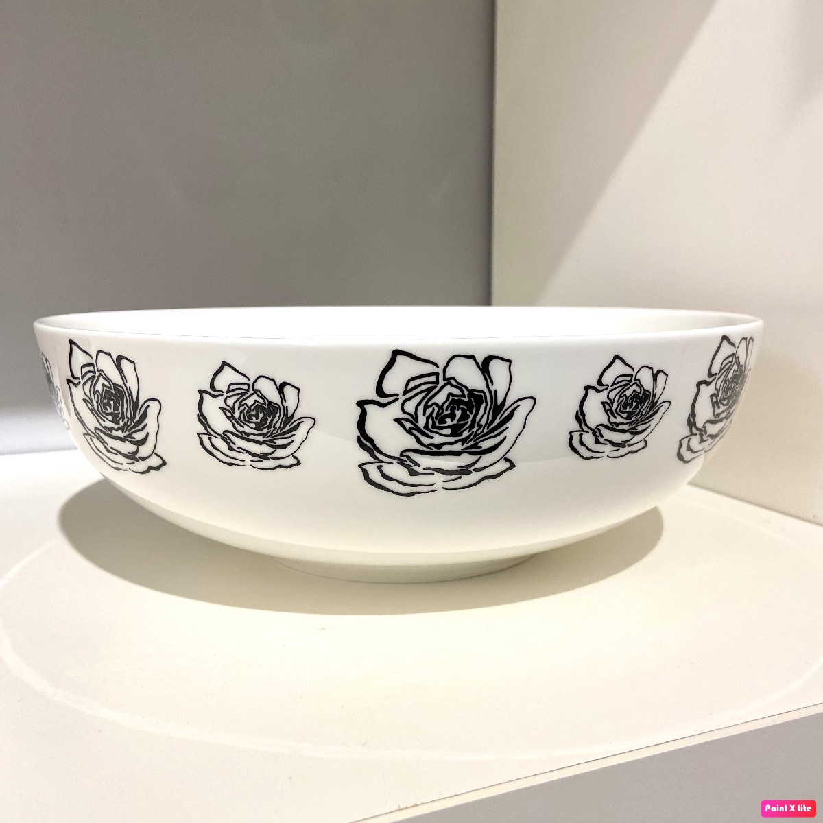 BLUMARINE MACUROSE BLACK INSALATIERA