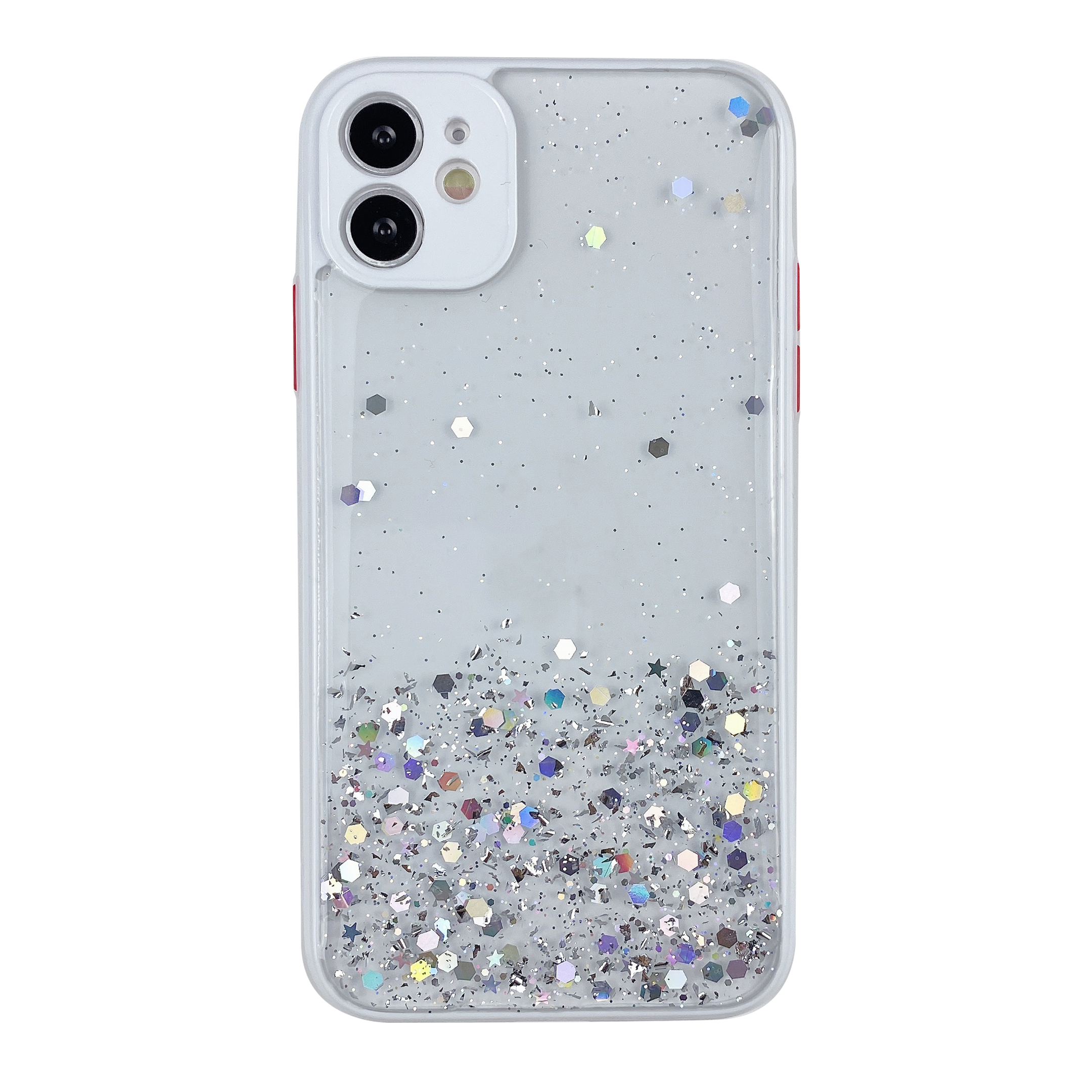 Cover glitter serie Bling Bling (bianca) per Apple iPhone 12 Mini – Apple iPhone 12 Mini