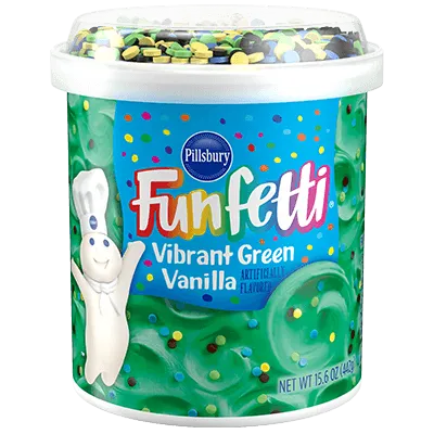 Funfetti Green Vanilla Frosting – Crema alla vaniglia verde