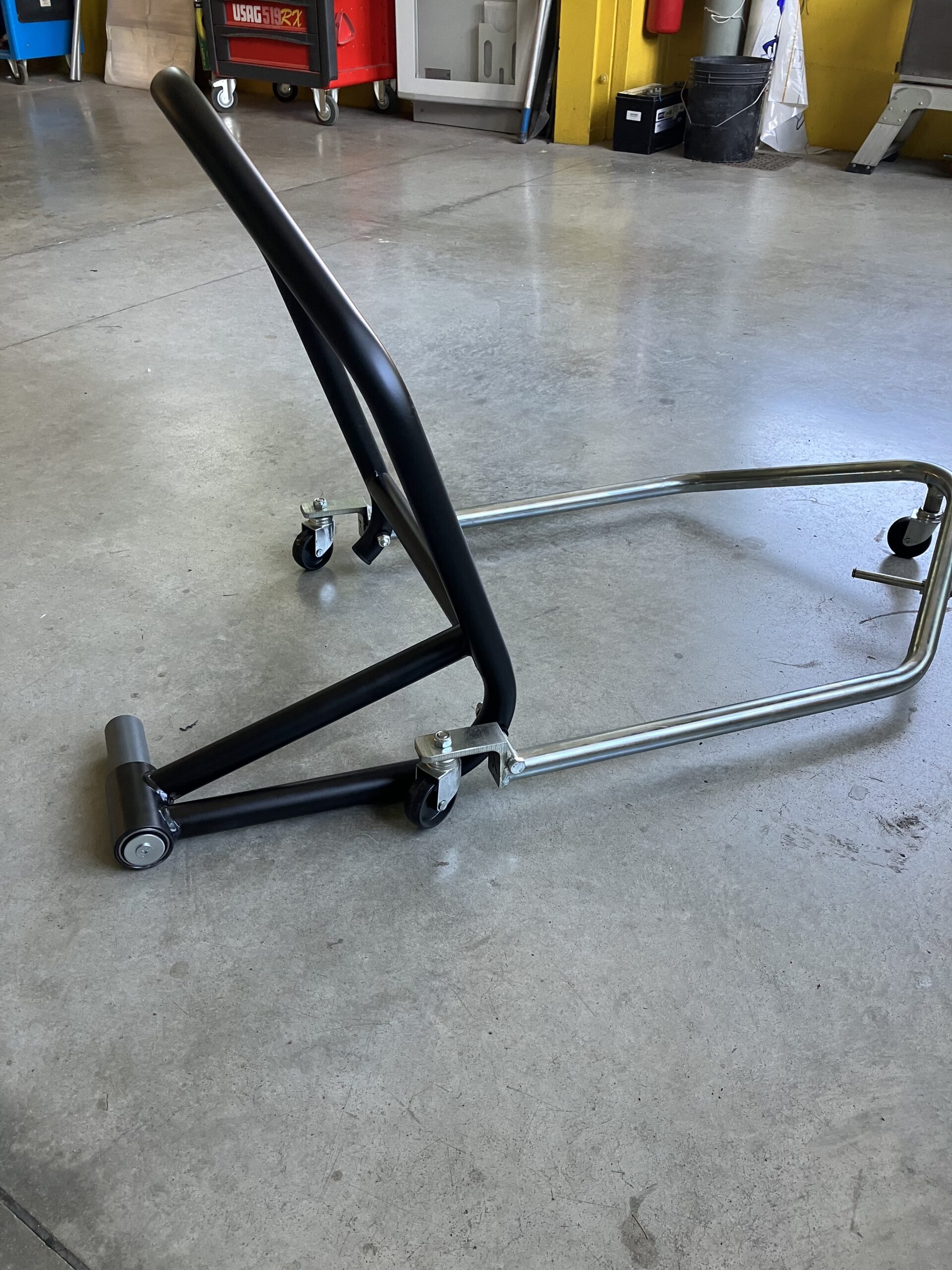 Cavalletto Monobraccio Posteriore Per Moto ( con movimento laterale) - immagine 3