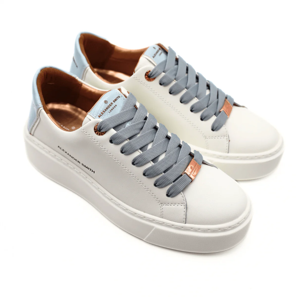 ALEXANDER SMITH SNEAKERS LONDON LHW 8403 WLF BIANCO - immagine 2