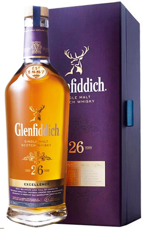 WHISKY GLENFIDDICH EXCELLENCE 26 ANNI
