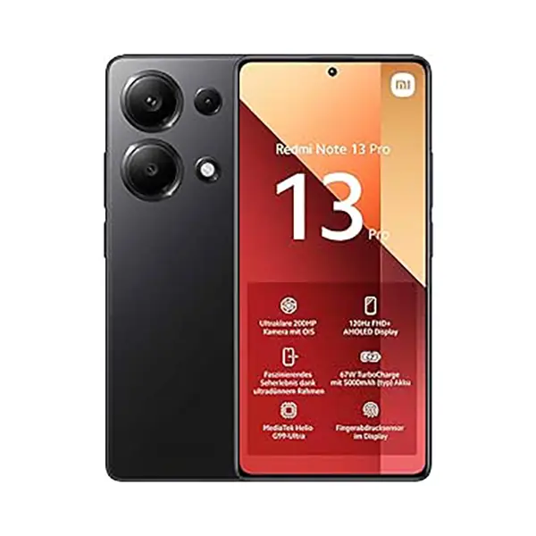 XIAOMI REDMI NOTE 13 PRO PLUS 256GB 8GB RAM 5G MIDNIGHT BLACK EU