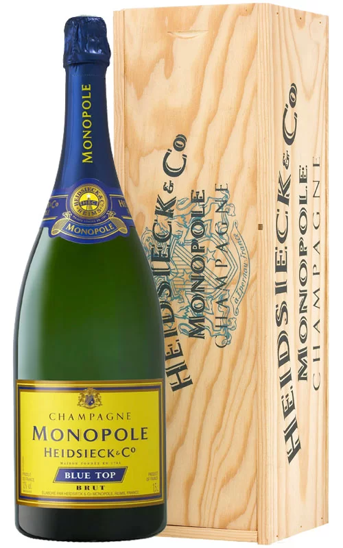 CHAMPAGNE HEIDSIECK MONOPOLE BLUE TOP MAGNUM Lt. 3