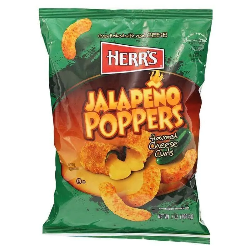 Herr’s Jalapeno Poppers Curls