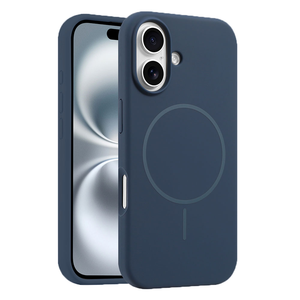 Cover silicone serie MAGSILK per iPhone 12 Pro Max Blu – Apple iPhone 12 Pro Max