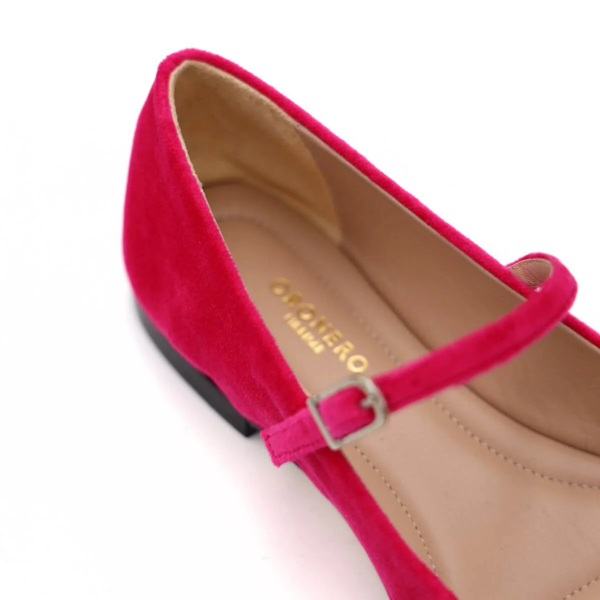 ORONERO BALLERINA PR2305 VELLUTO FUXIA - immagine 4