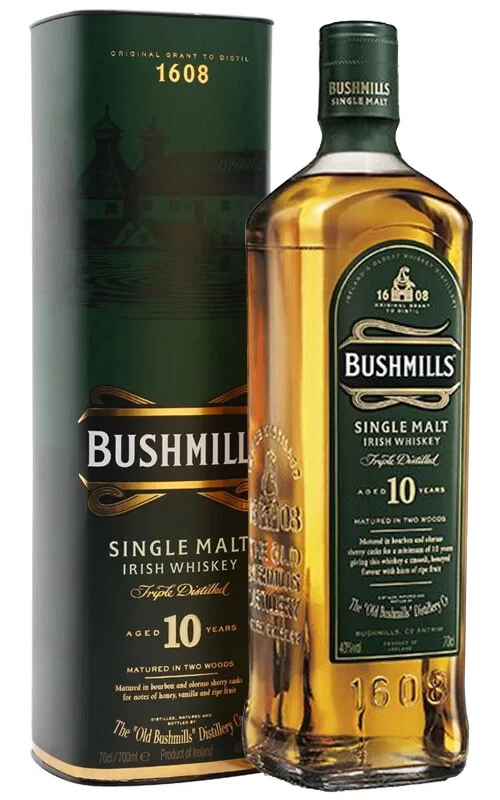 BUSHMILLS 10 ANNI IRISH WHISKEY Lt.1