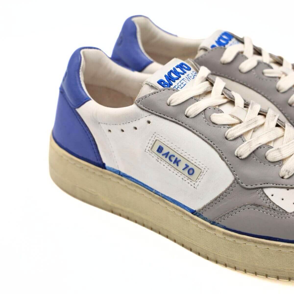 BACK 70 SNEAKER XSLAM V4 BIANCO GRIGIO - immagine 4